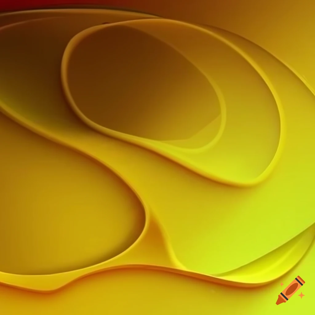 Yellow 3d wallpaper in high definition on Craiyon