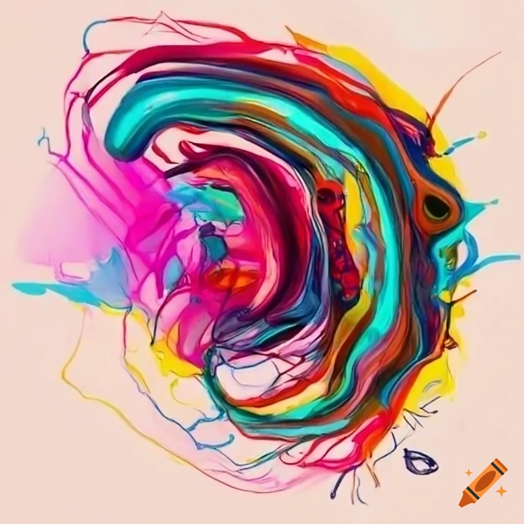 abstract art titled 'Chaotic Side Hidden'