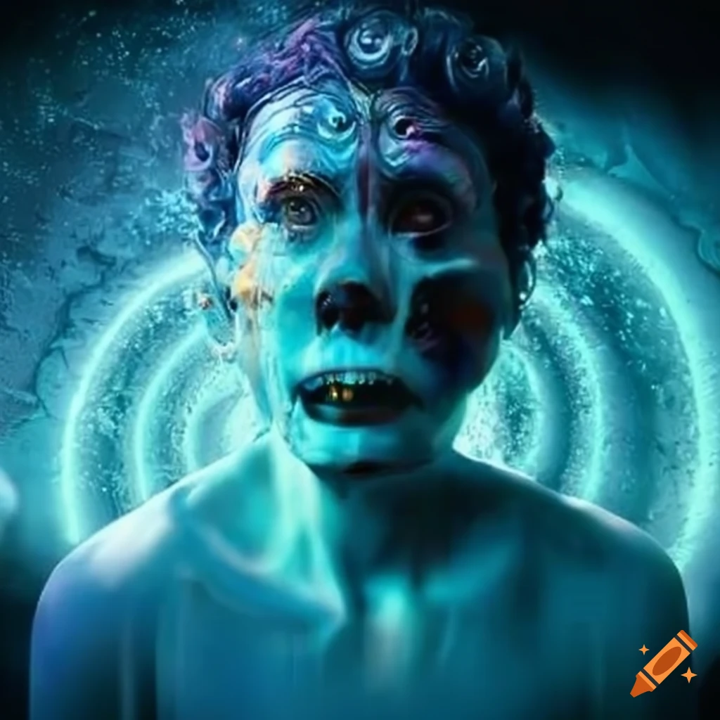 surreal image of hallucination becoming real