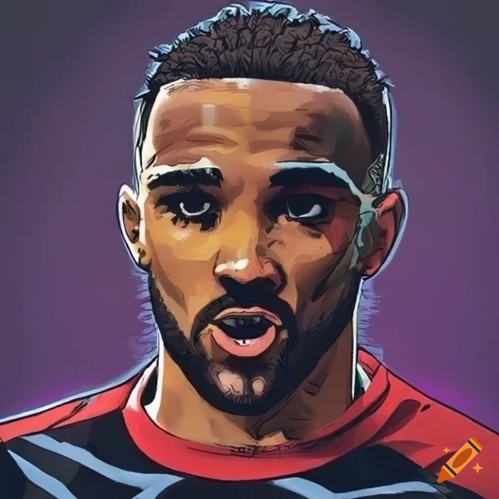 Newcastle jersey in marvel comic book style on craiyon