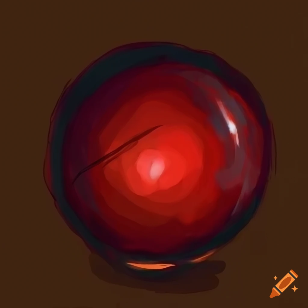 dnd art of a red orb