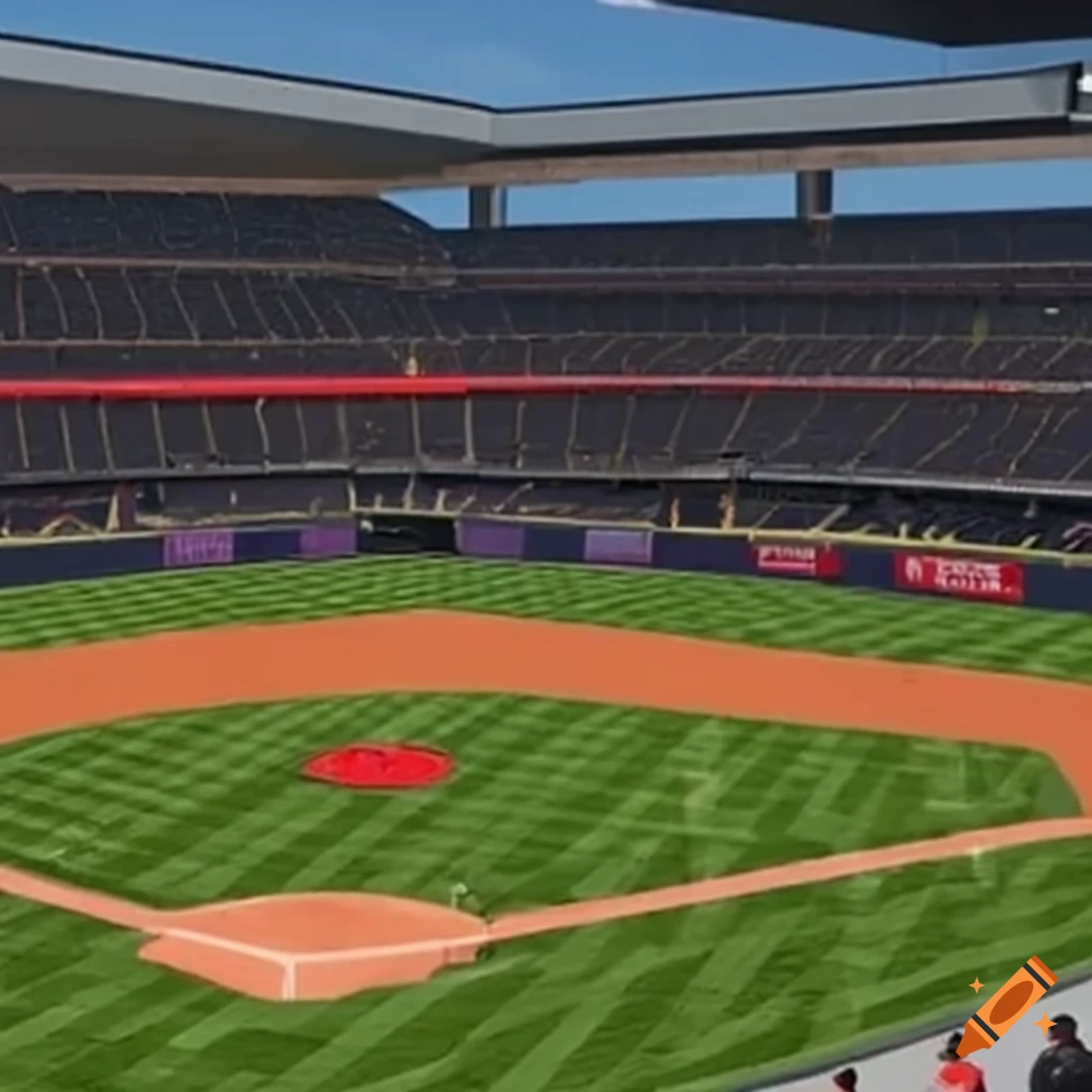 Virtual reality baseball stadium on Craiyon