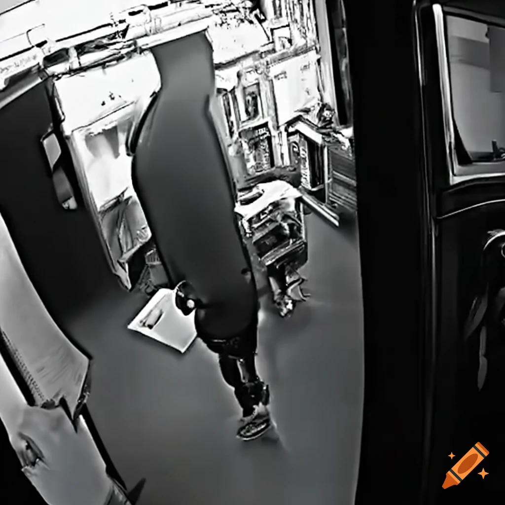 barbershop surveillance camera captures shootout
