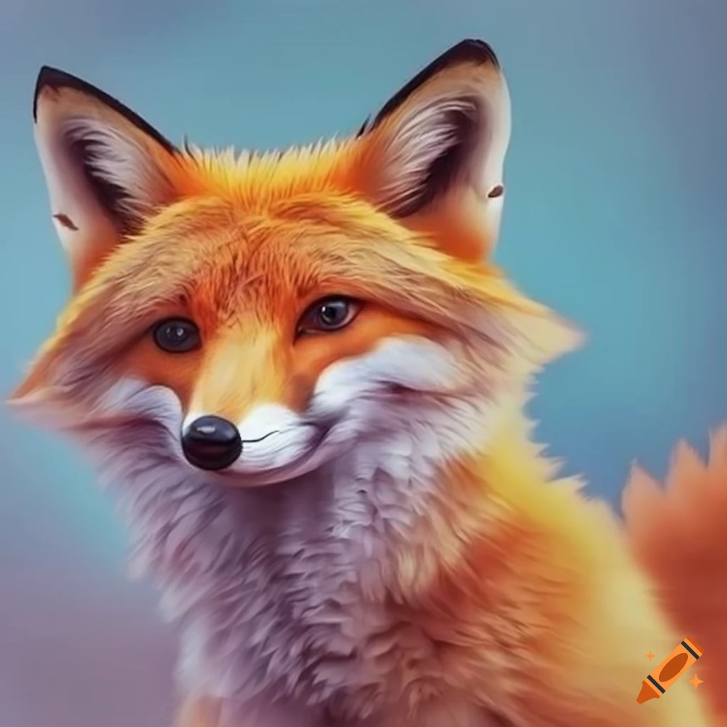 cool and cute wallpaper of a fox