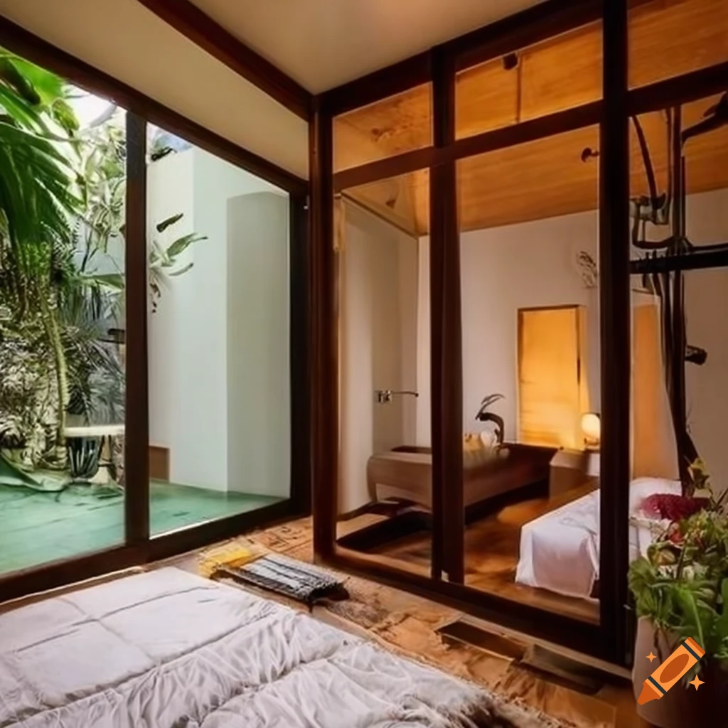 Onebedroom airbnb with bali and filipino aesthetics