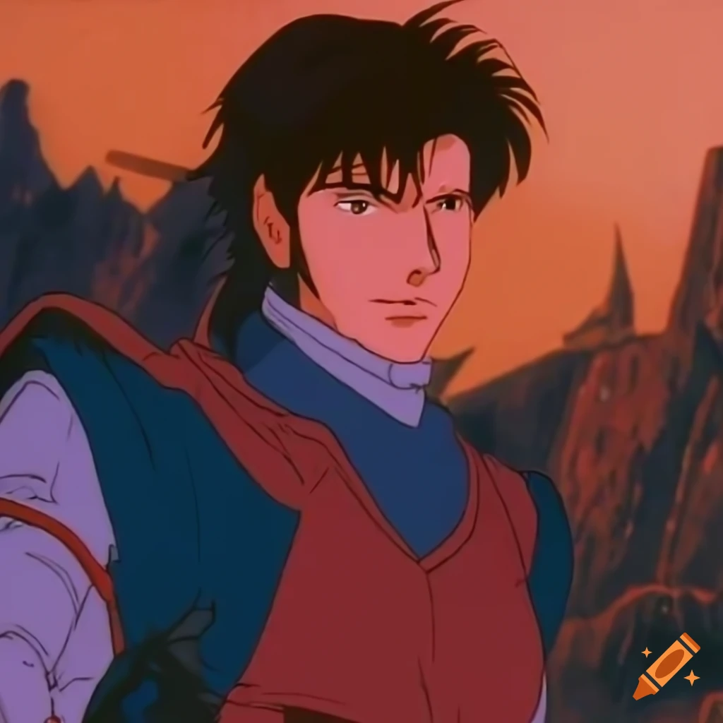 Harrison Ford as a rogue warrior in 80-90's anime OVA