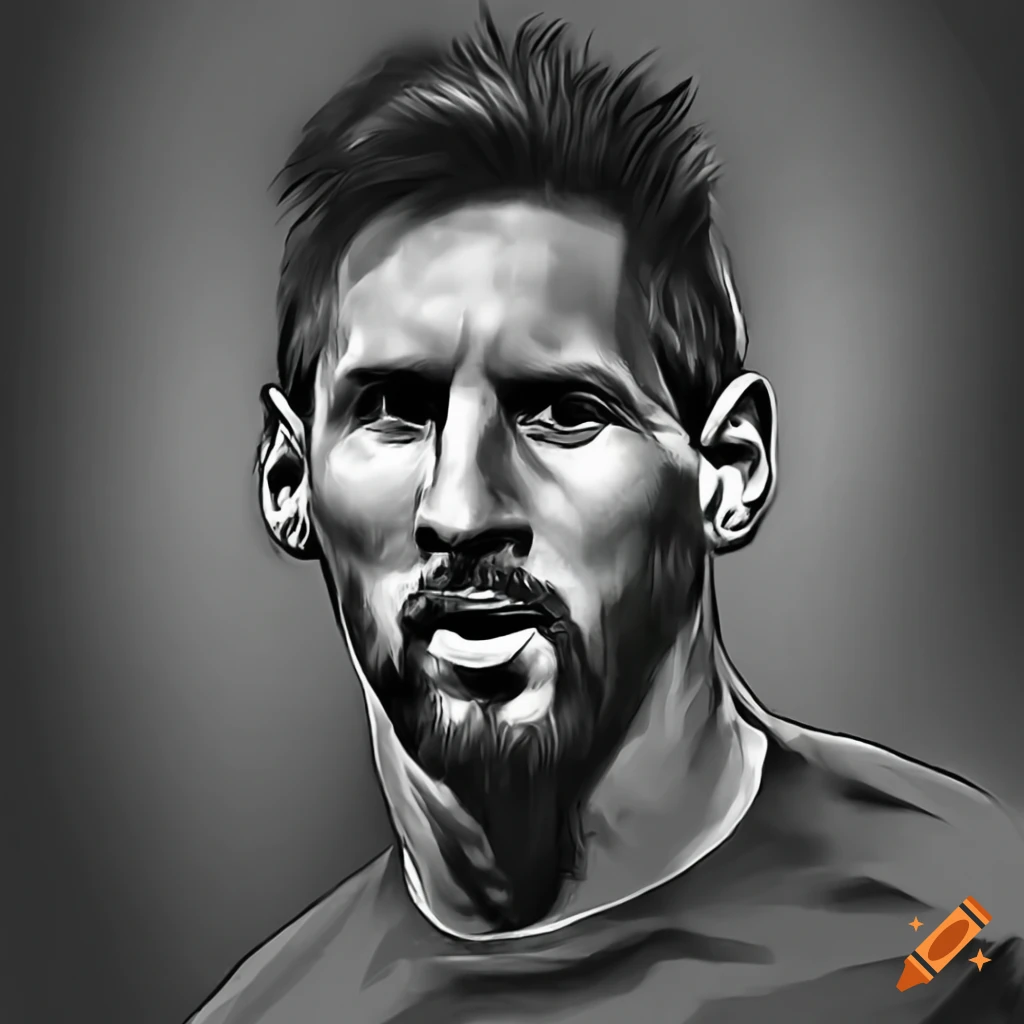 Sketch of Lionel Messi and World Cup 22 / @leomessi ⚽️🔥 Tech: grid  technique, 1 day ⏰ Paper: @strathmoreart • • #fifa #worl... | Instagram