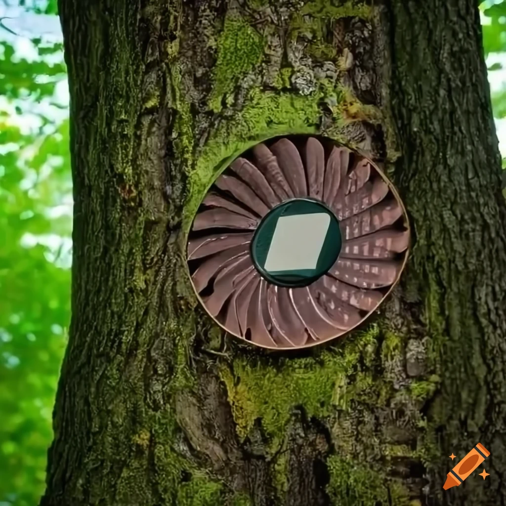 tree with hidden computer components