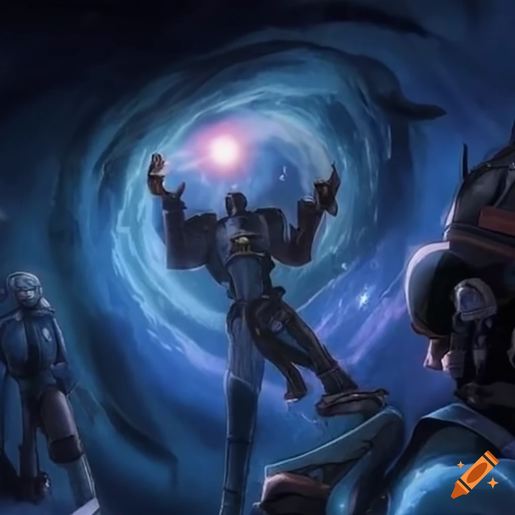 image of Templars being arrested in Whirlpool Galaxy