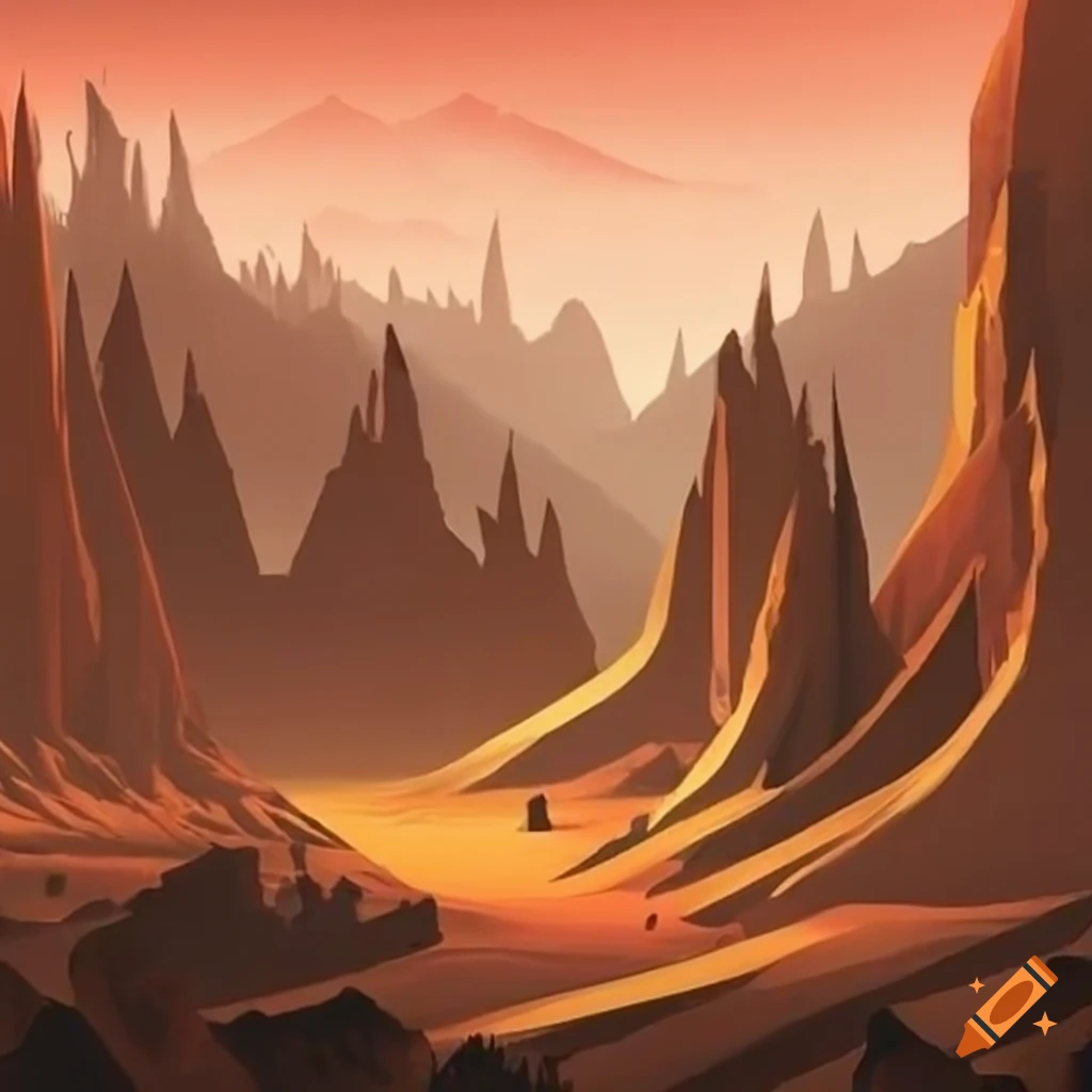 abstract landscape artwork
