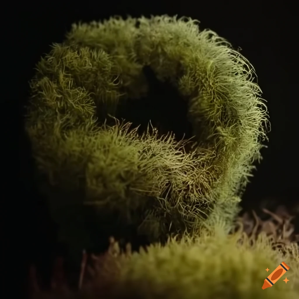 close-up of fresh moss