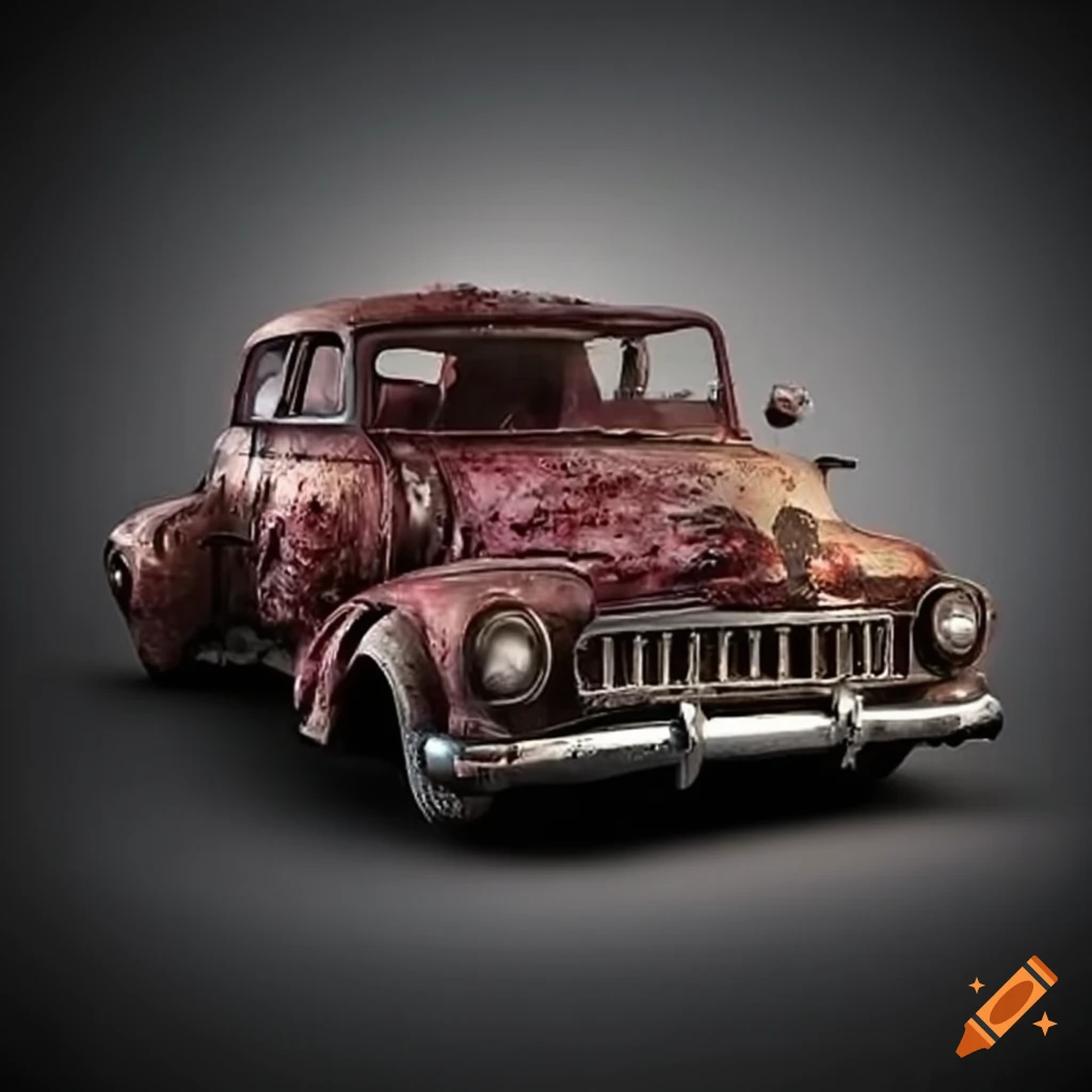 Zombie car on Craiyon