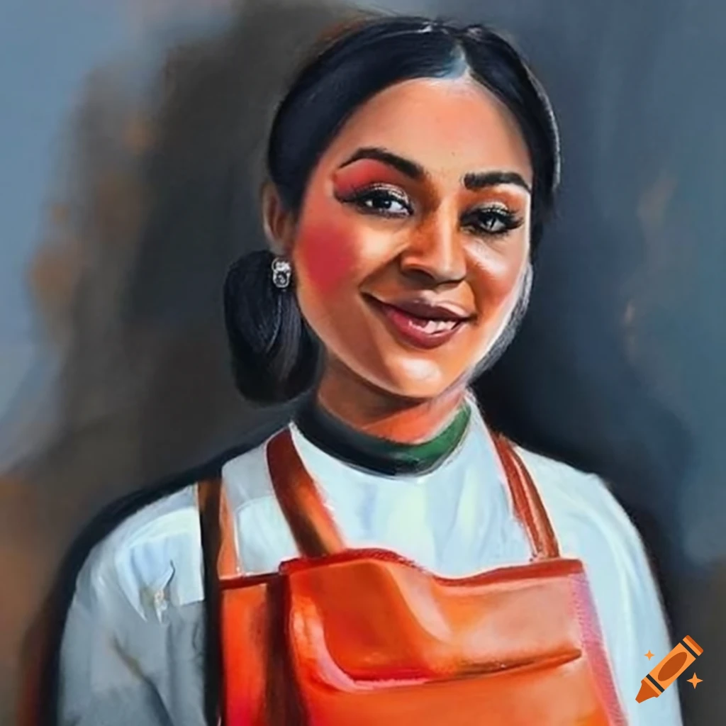 portrait of Anisa Mariska Marabout, a kind and cute barista