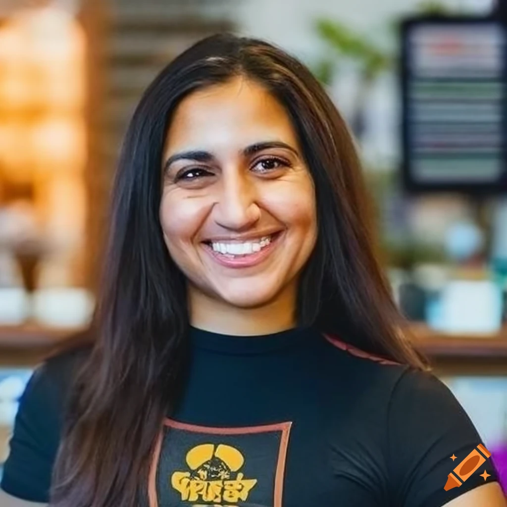portrait of Anisa Mariska Marabout, a friendly young barista