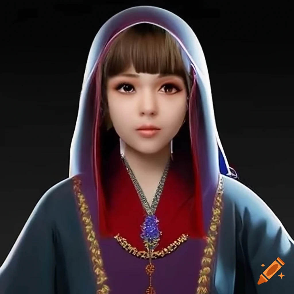 Detailed and realistic closeup portrait art on Craiyon
