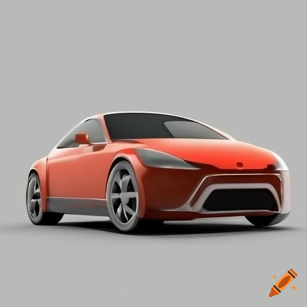 3d illustration of a car