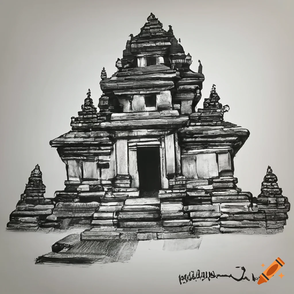 Candi kalasan in yogyakarta on Craiyon