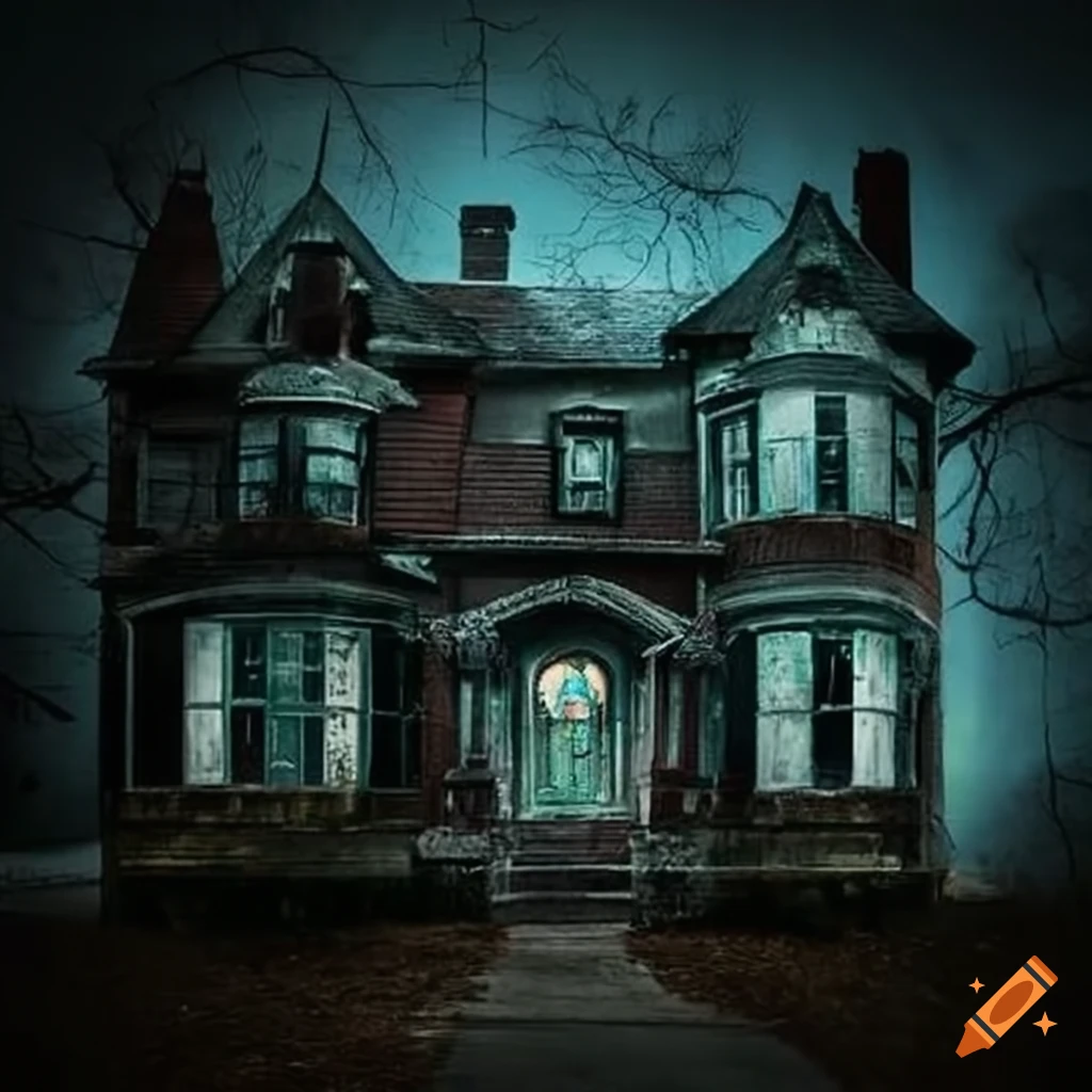image depicting haunted home