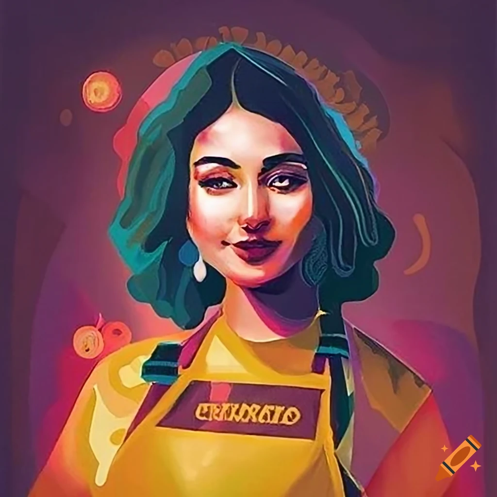 portrait of Anisa Mariska Marabout, a kind and cute barista