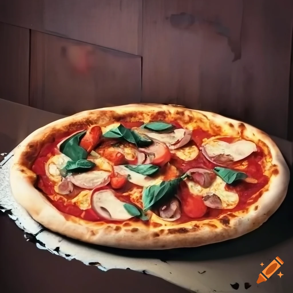 Pizza delivery with a special offer on Craiyon