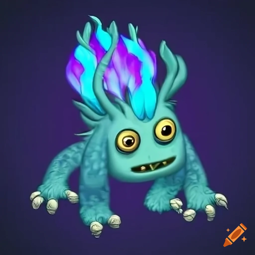 Image of a winged cloud monster from my singing monsters