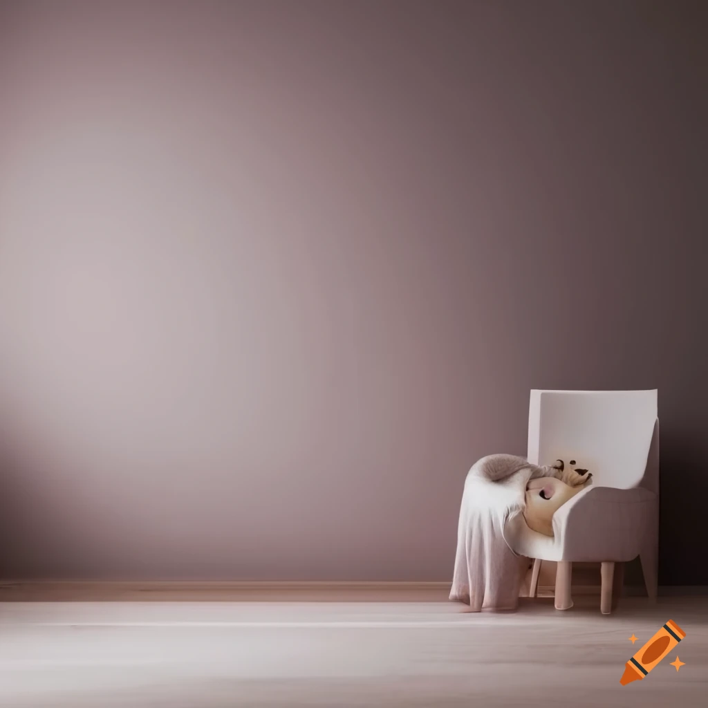 mockup of a blank baby nursery