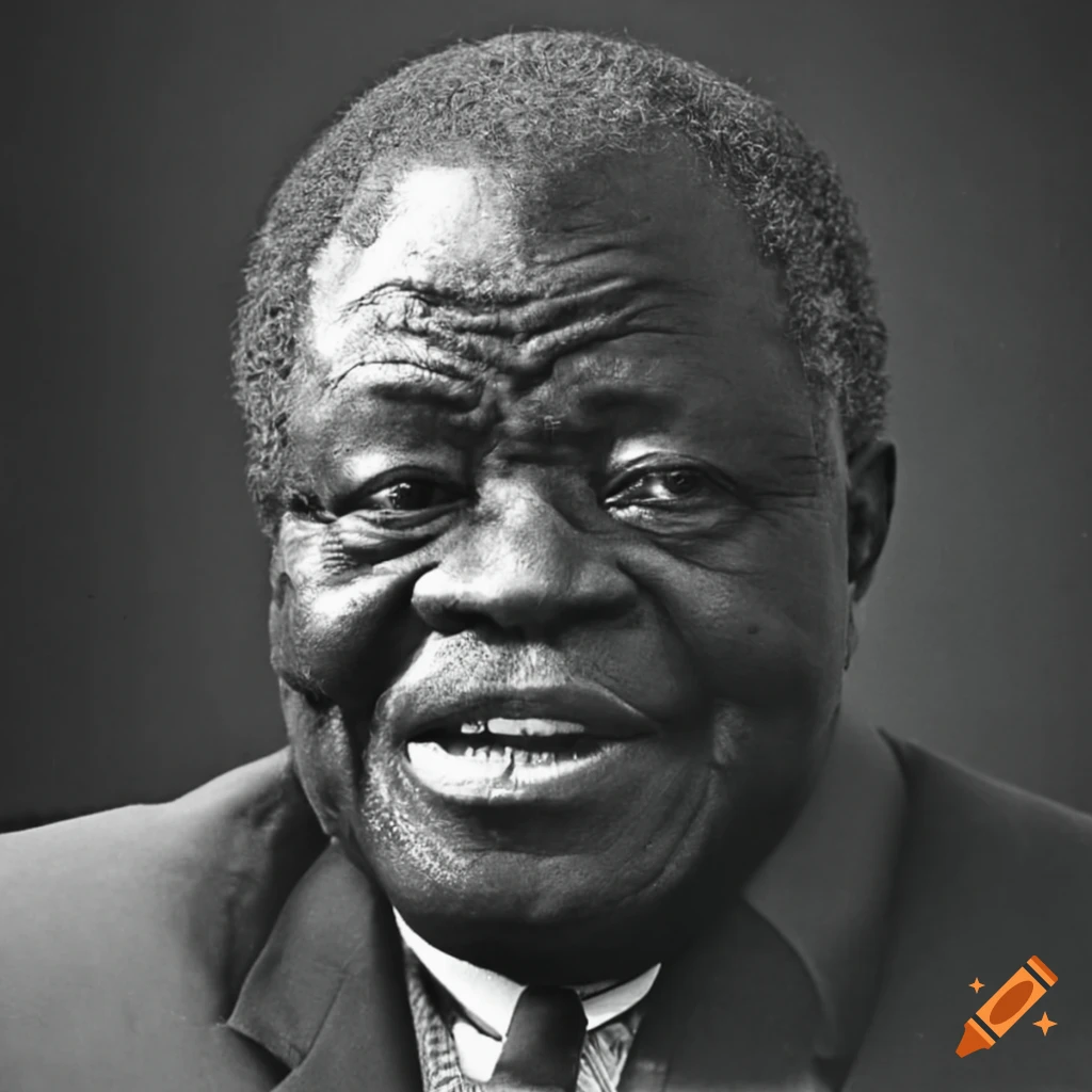 portrait of Sam Nujoma, 1st President of Namibia