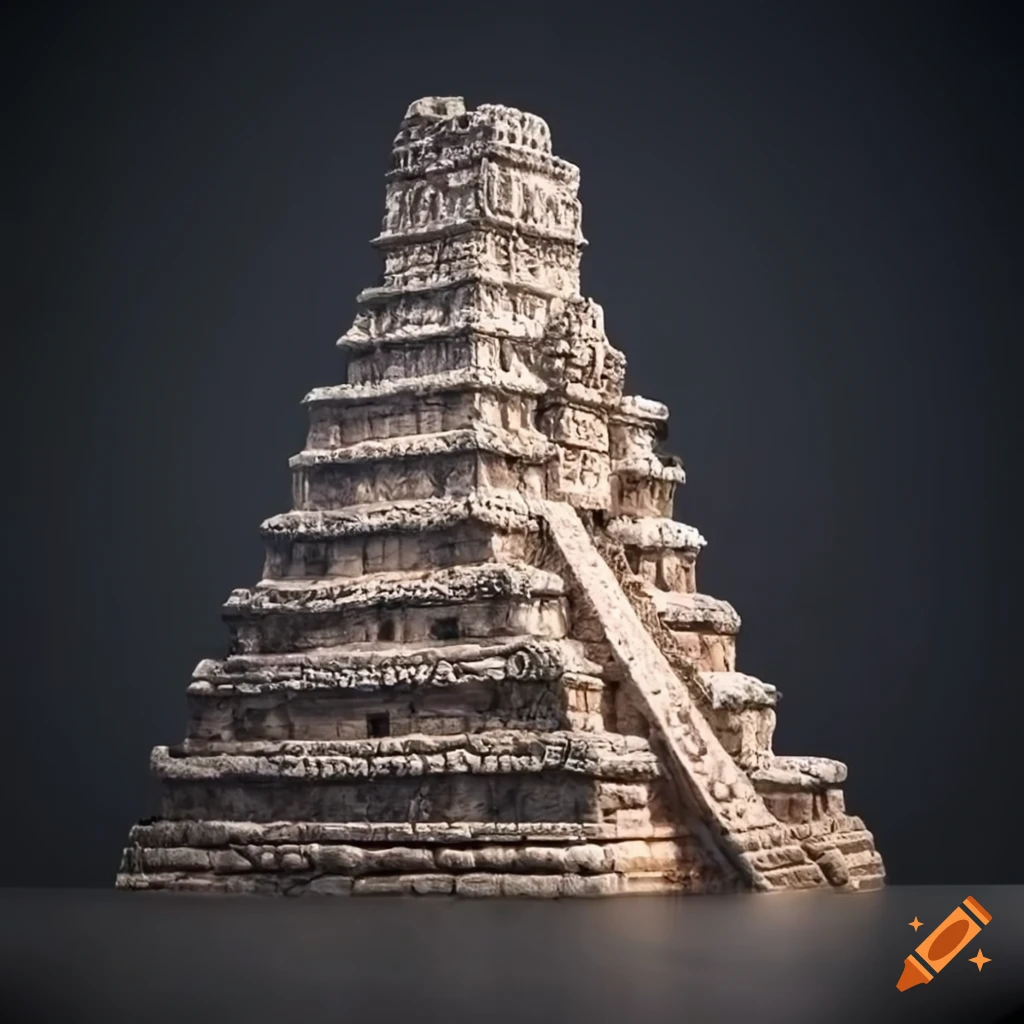 Mayan style Babel Tower