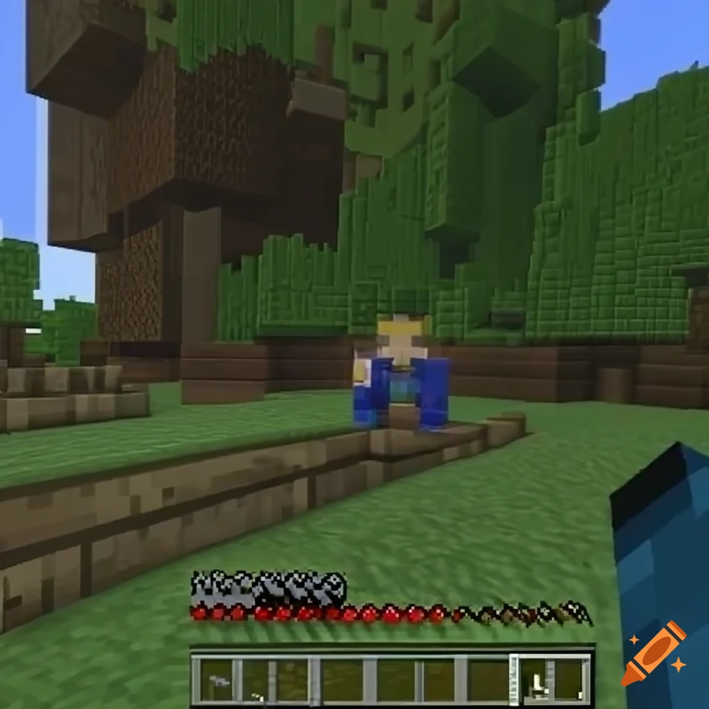 Minecraft pe online gameplay screenshot