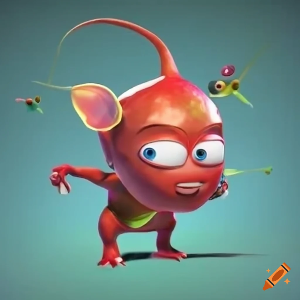pikmin-and-lightning-mcqueen-crossover-on-craiyon