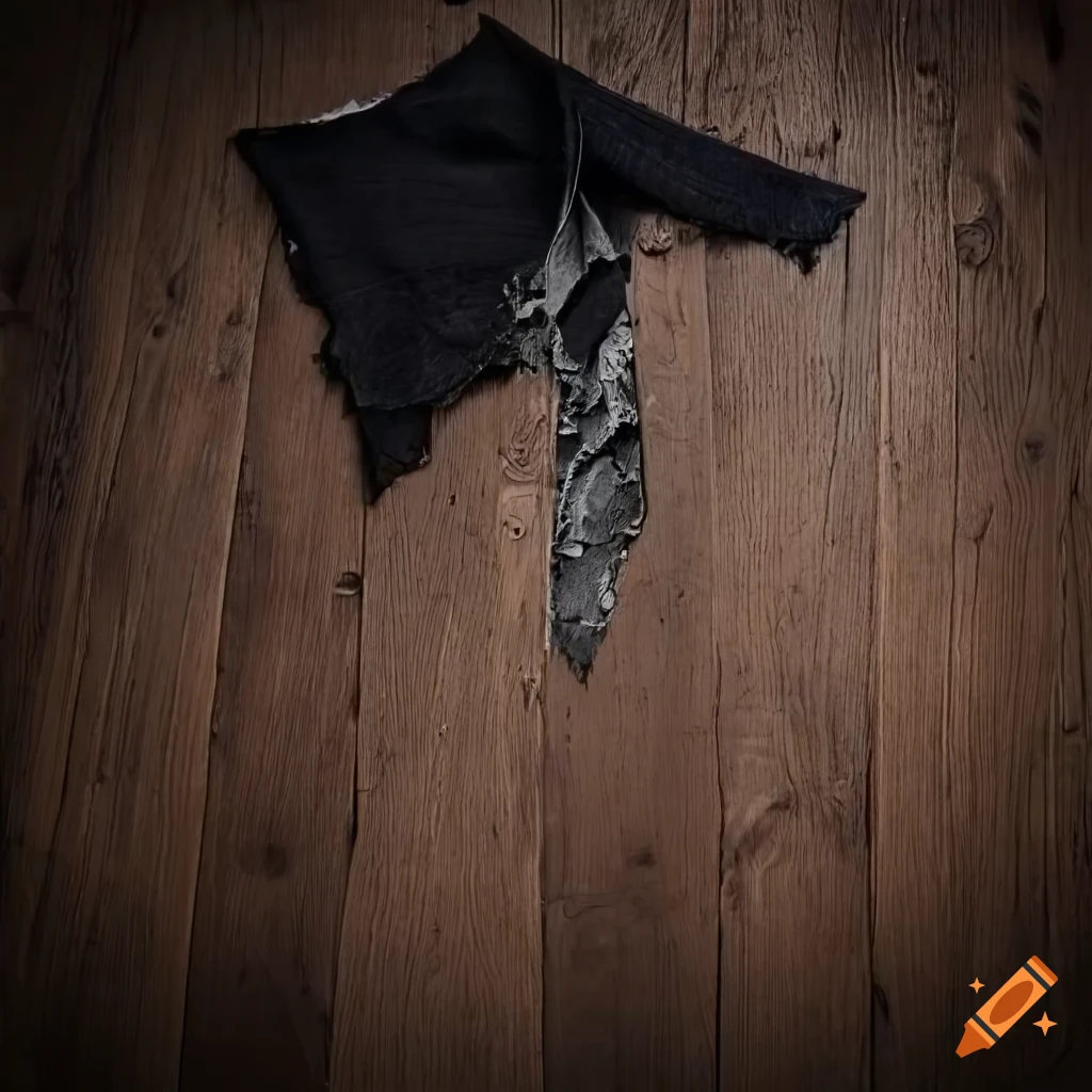 War weapons junk covered with drapery in a destroyed landscape on Craiyon