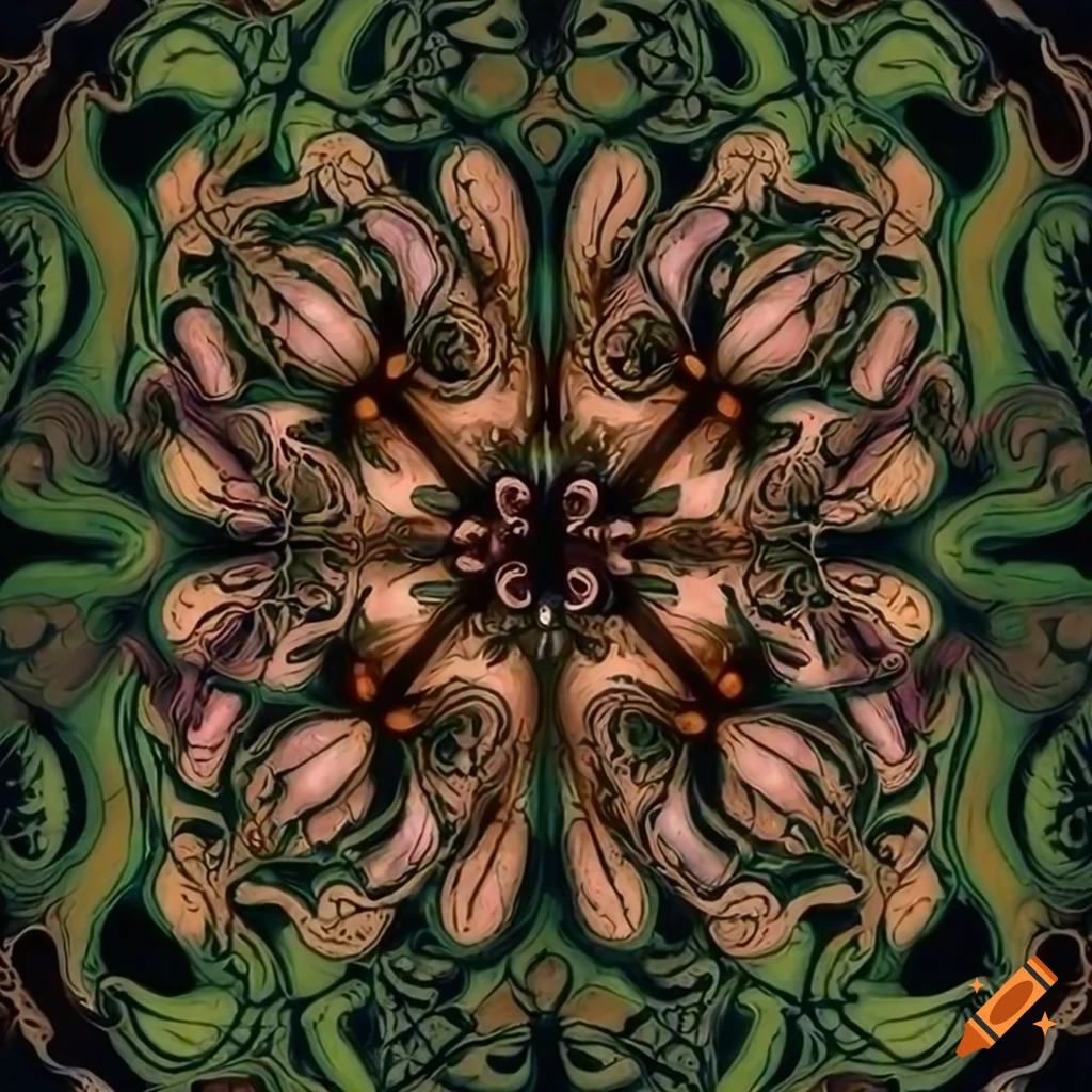 Eldritch pattern design on Craiyon