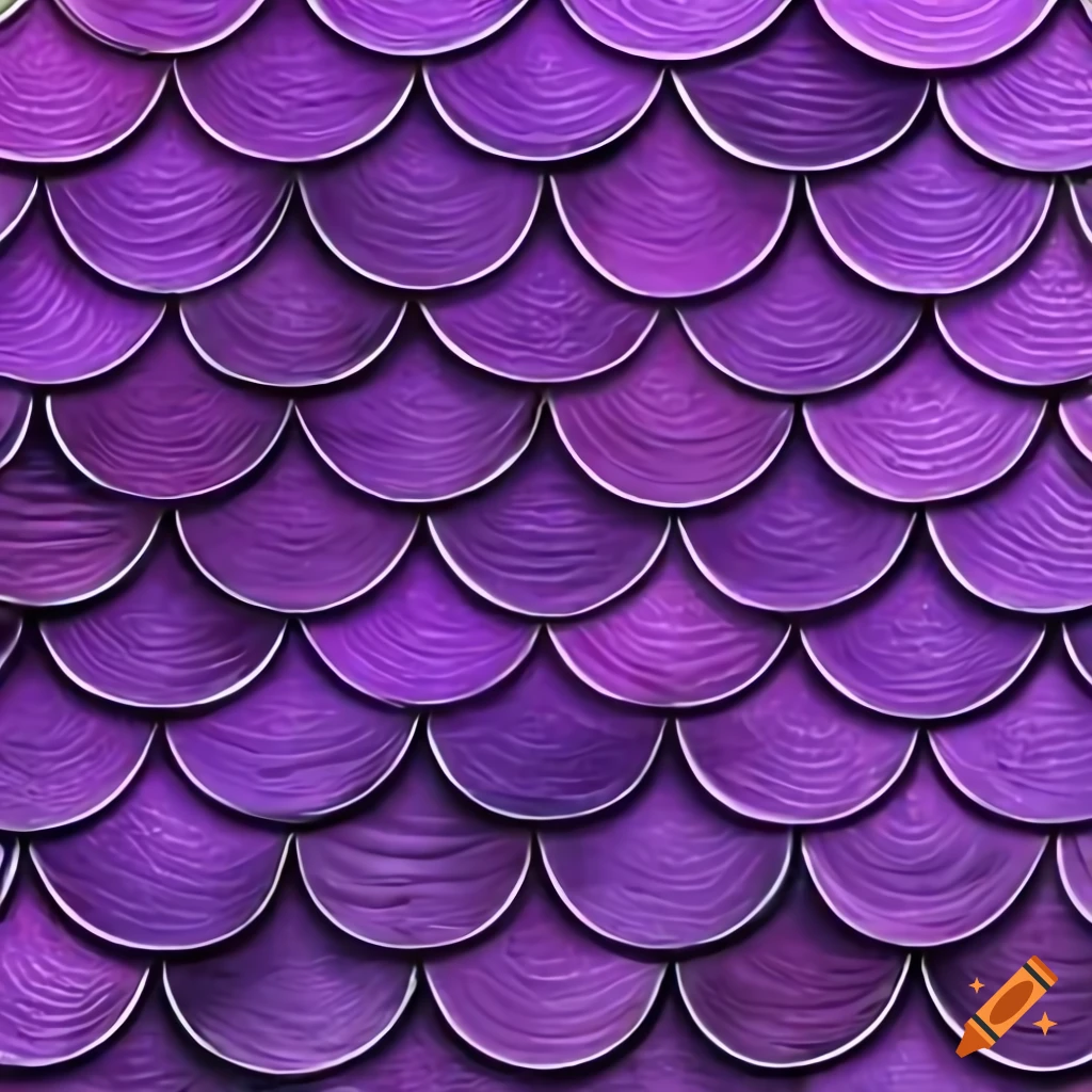 Purple fish scale pattern on Craiyon