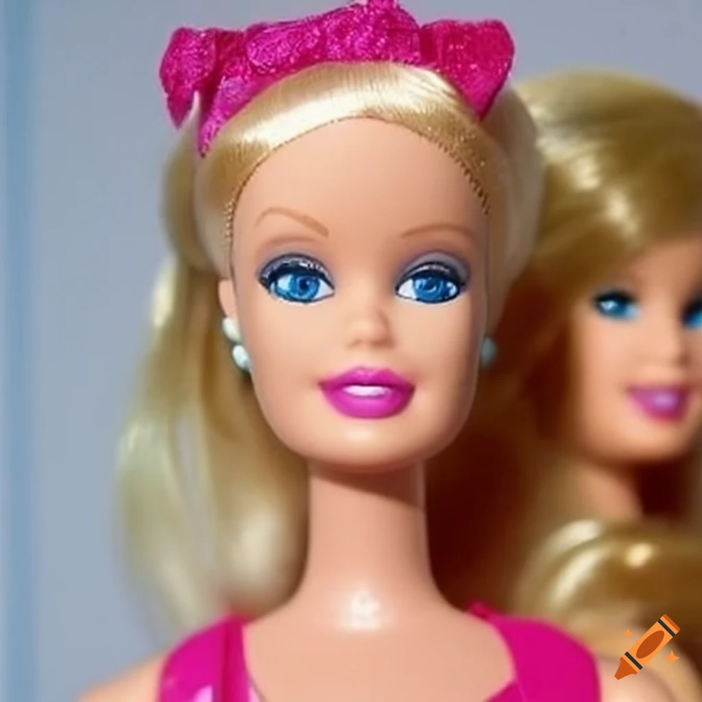 Vintage barbie dolls collection on Craiyon