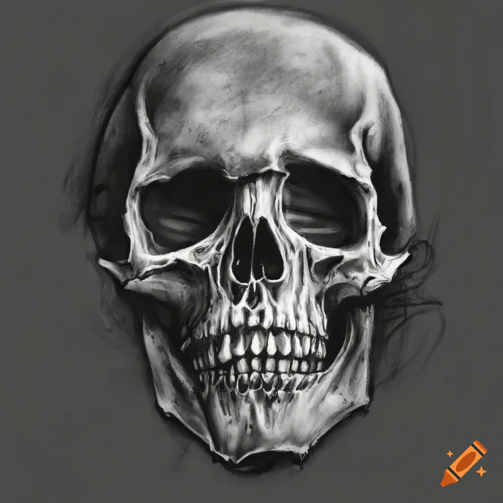 Skull, hyper realistic