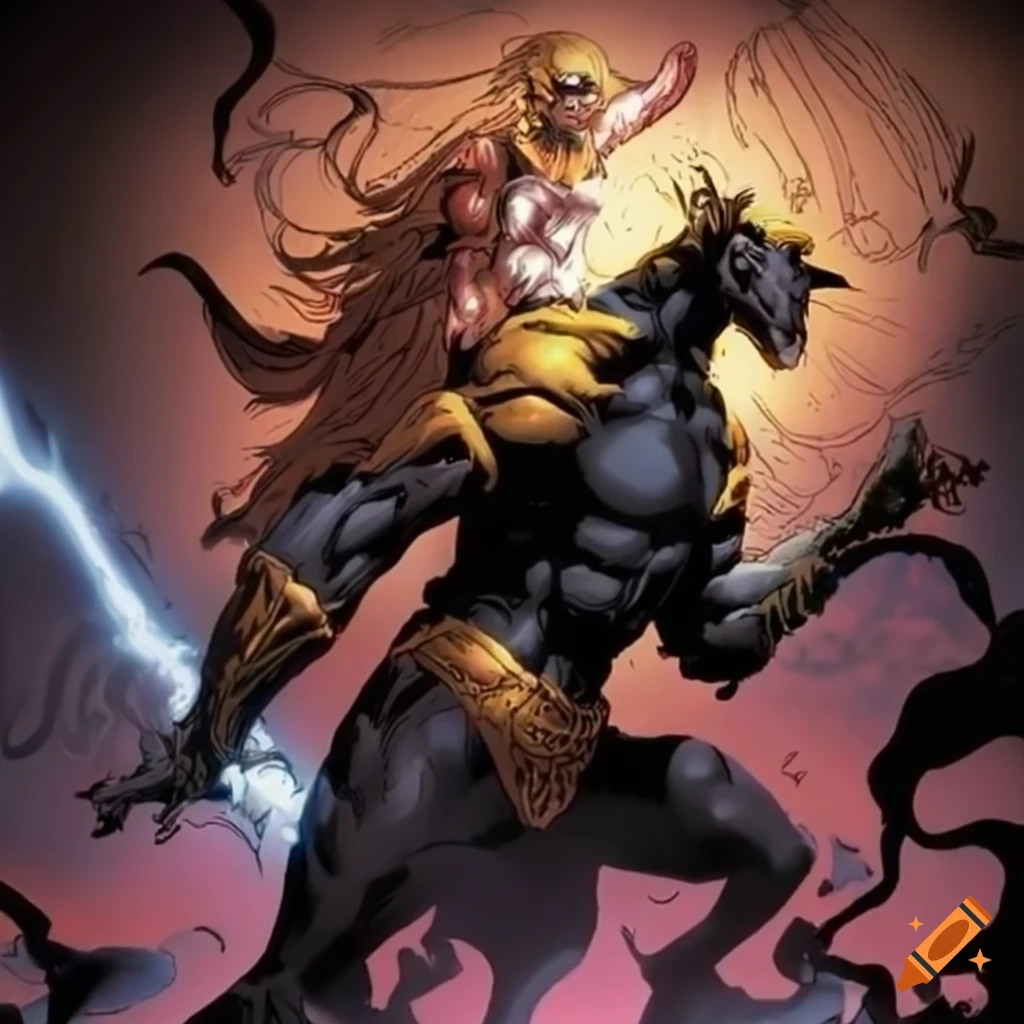 Epic battle between gods and titans on Craiyon