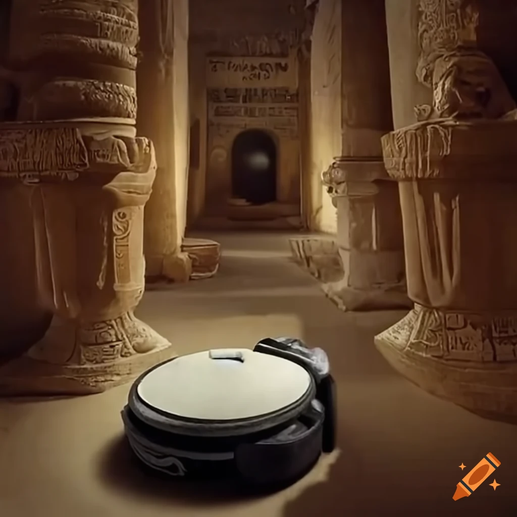 Roomba cleaning in ancient egypt