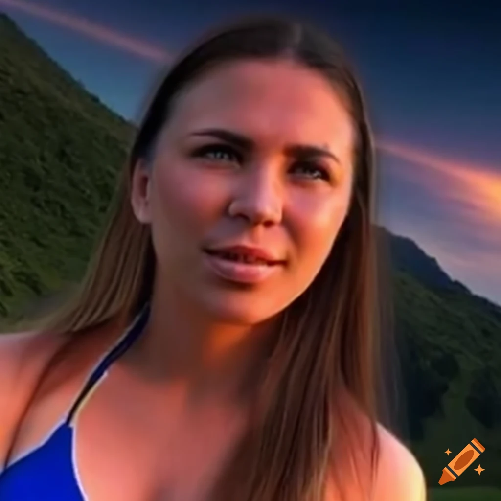 extreme closeup of a mountain landscape