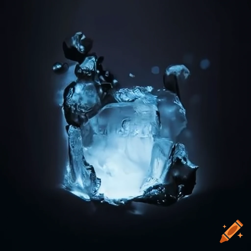 Boiling ice experiment on Craiyon