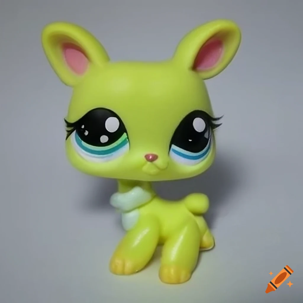 Neon yellow dwarf bunny with unique eyes on Craiyon