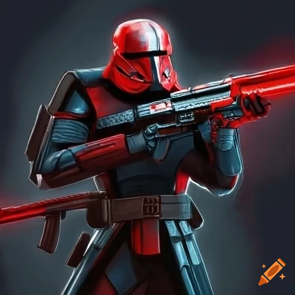 Sith soldier with rifle