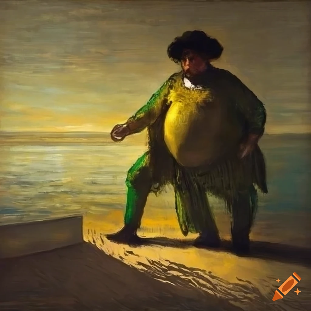 Portrait Of A Fat Man In A Golden Green Suit On Craiyon pin-on-humor-that-i-love