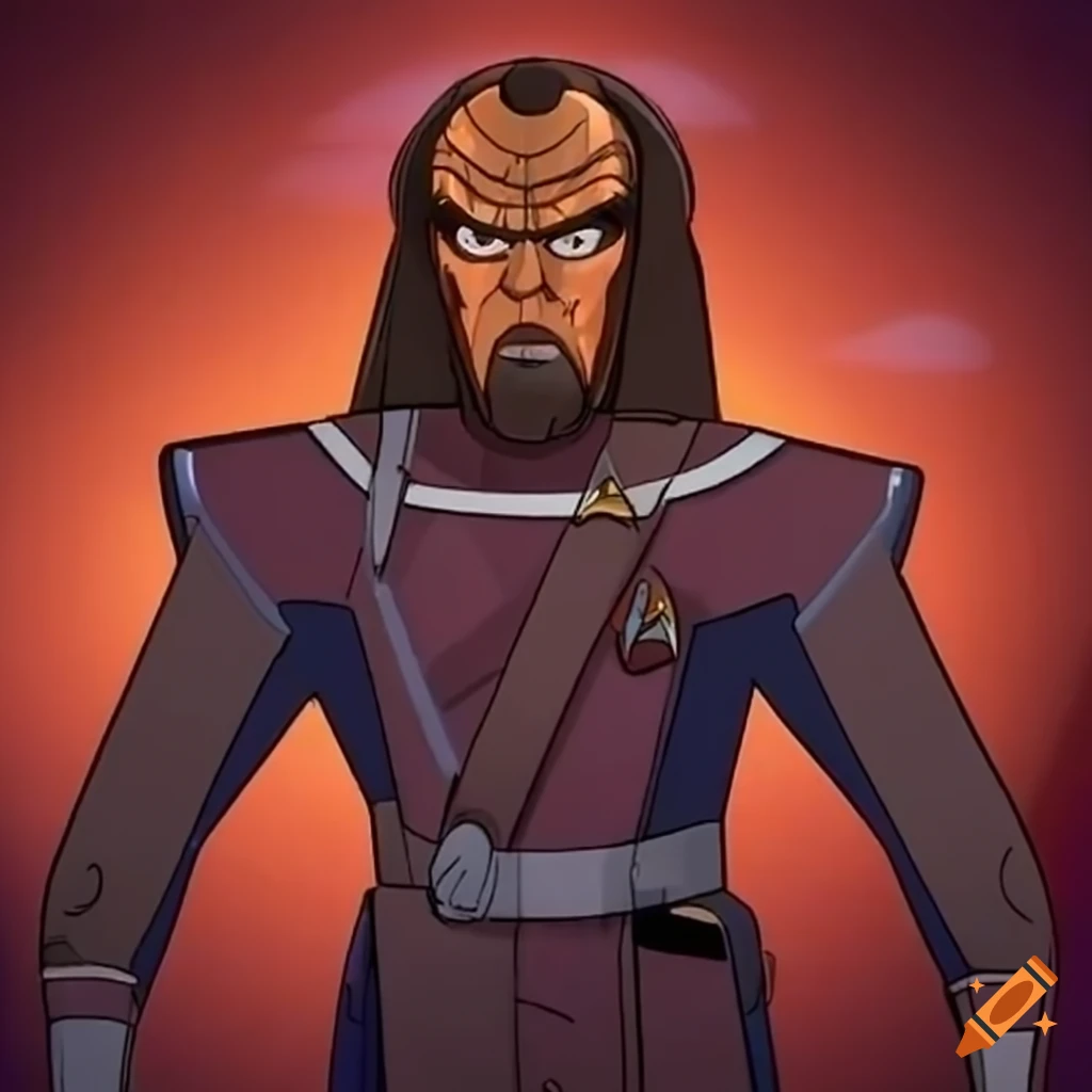 Klingon captain from star trek lower decks