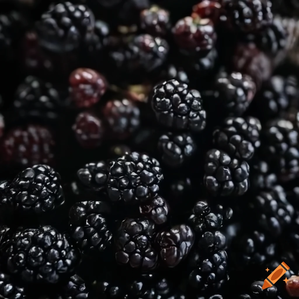 fresh blackberries