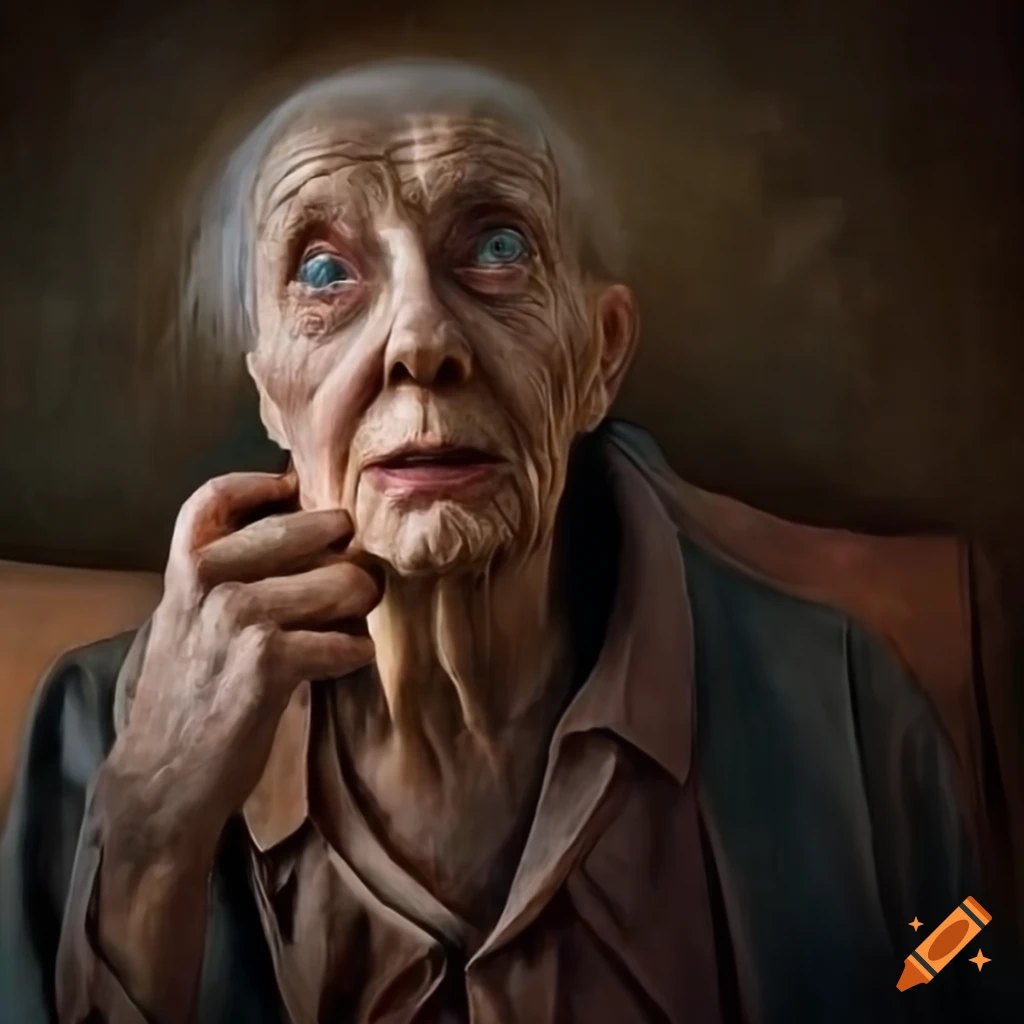surreal artwork depicting a man losing his memory