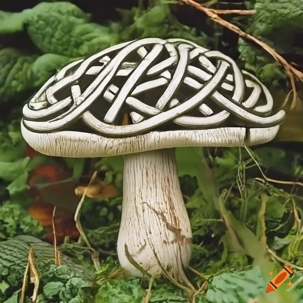 celtic mushroom artwork