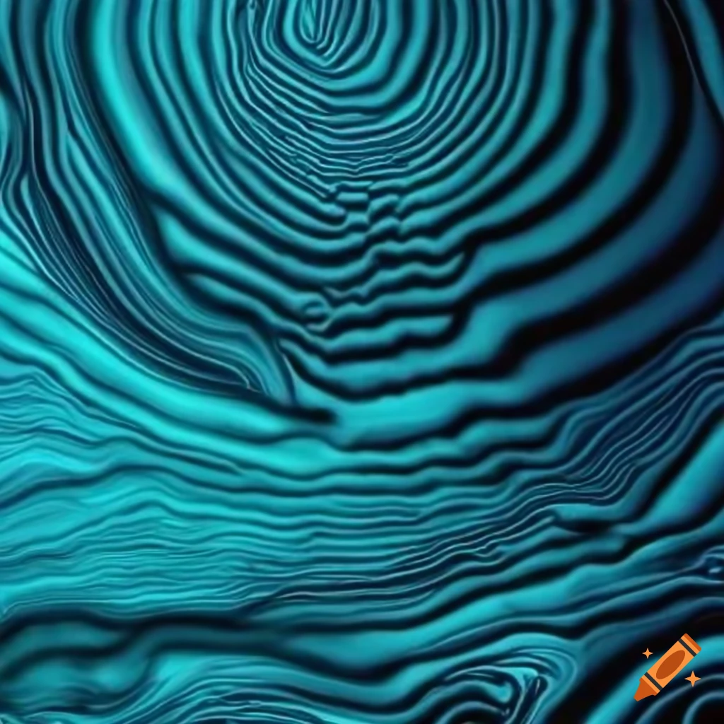 Detailed waterinspired abstract art