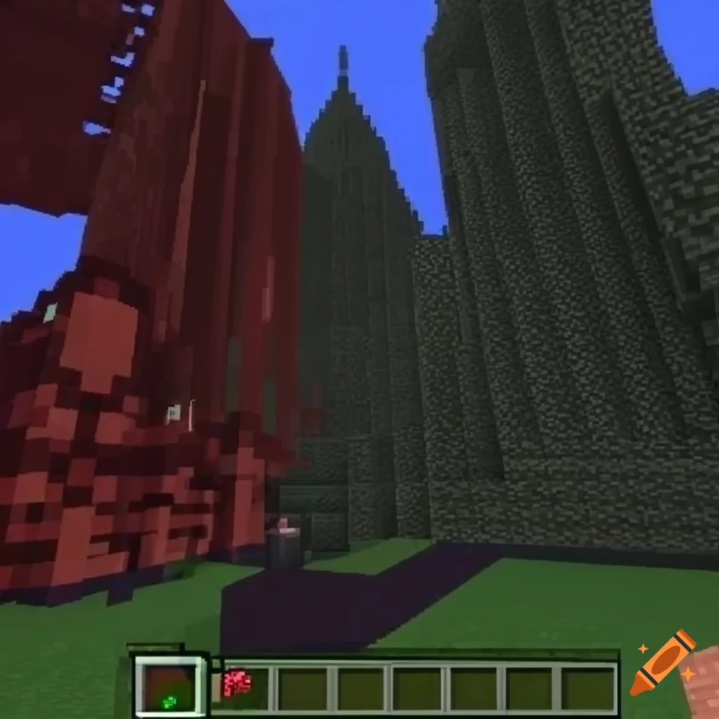 Hypixel skyblock universe game cover on Craiyon