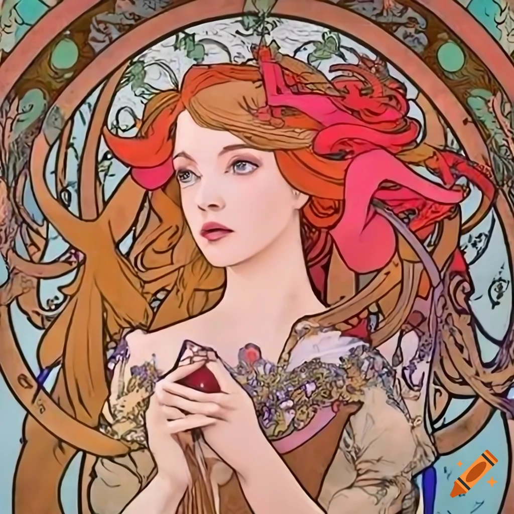 Aurora Mucha art