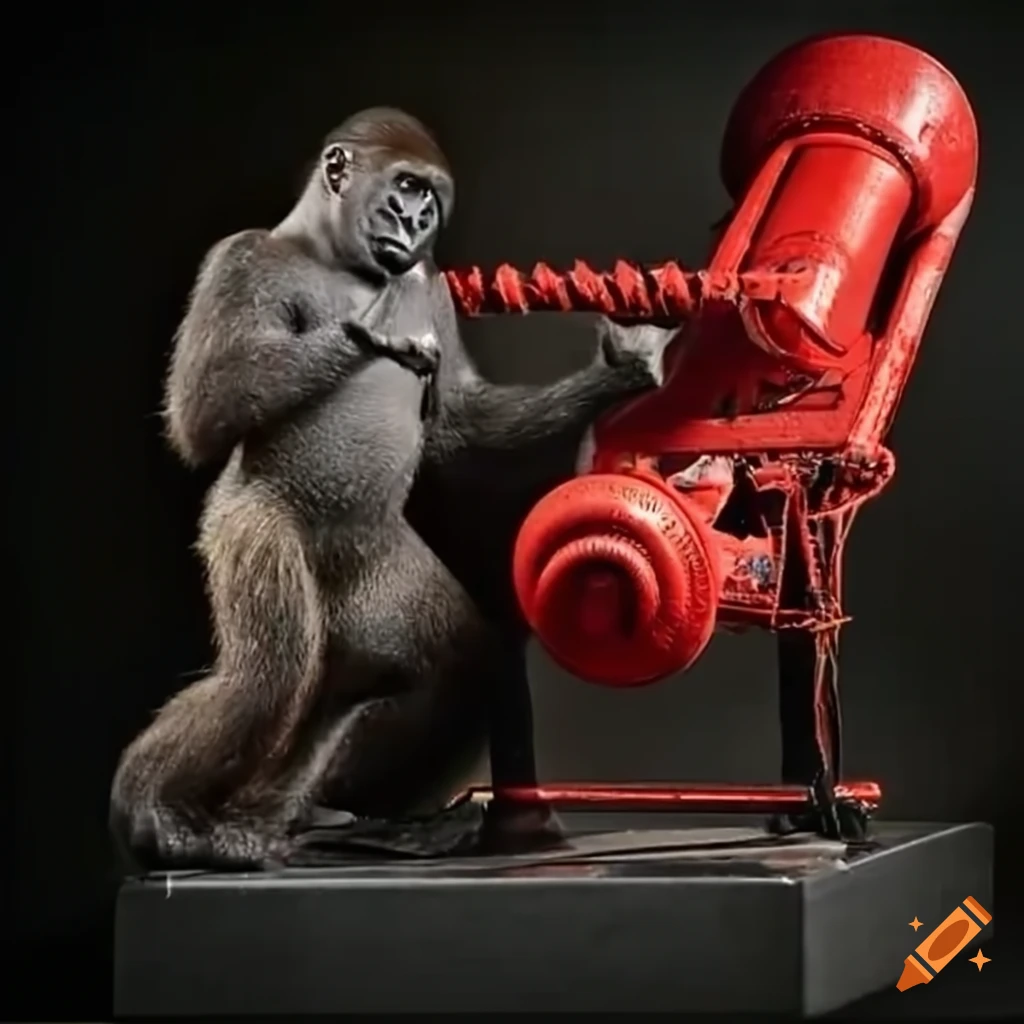 Image of a wrestling match between manilla gorilla and big red machine